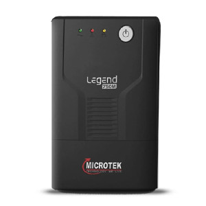 Microtek LEGEND 750M (650VA/360W)  with 2 Year Warranty on UPS and 1 Year Warranty on Battery -Black